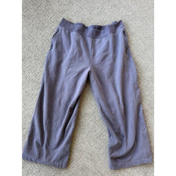 ATHLETA Retroplush Straight Leg Sweatpants in Dusk Violet Sz Plus 3X Wide Leg - Picture 1 of 6